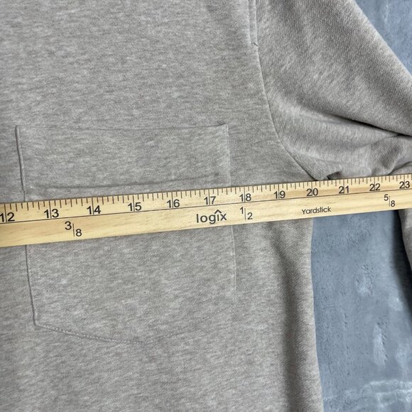 Vince Oversized Cotton Blend Knit Shirt‎ Jacket Women's S Beige Button Front - Picture 8 of 9